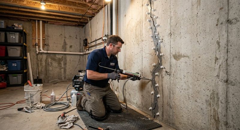 Basement Crack Repair in Soddy Daisy, TN