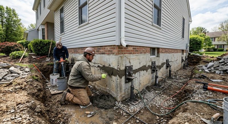 Basement Foundation Repair in Rhea County, TN