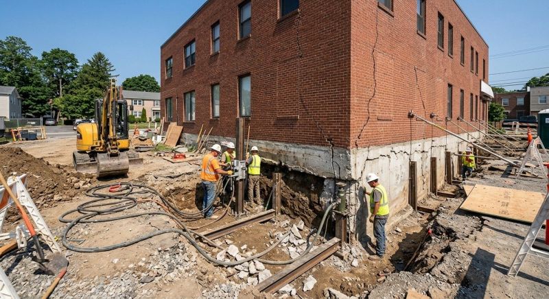 Building Foundation Repair in Ooltewah, TN