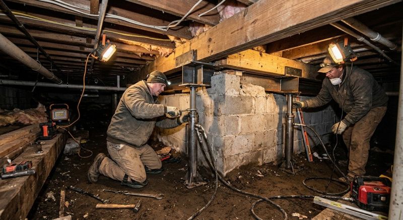 Concrete Foundation Repair in Ooltewah, TN
