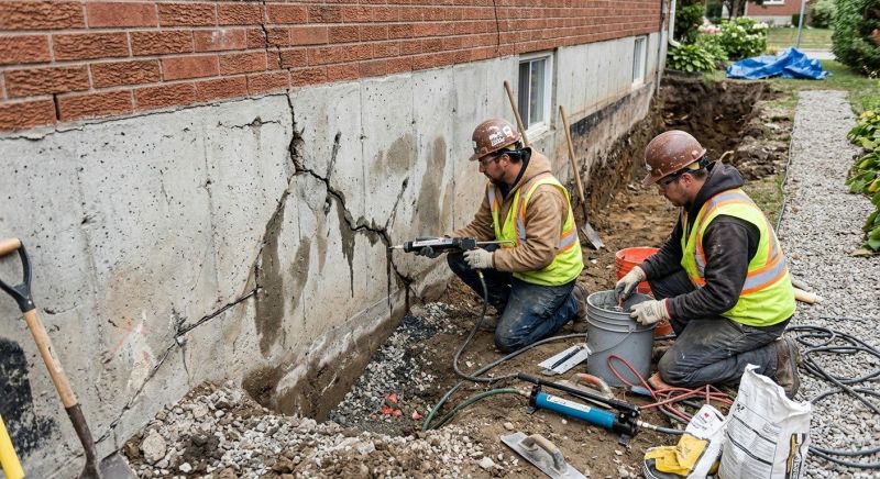 Cracked Foundation Repair in Harrison, TN