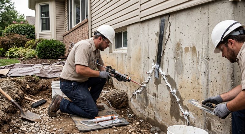 Cracked Foundation Repair in Sequatchie County, TN