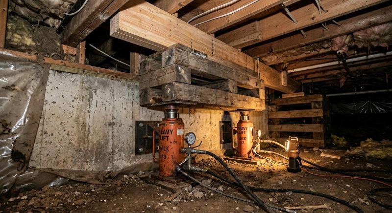Foundation Jacking in Harrison, TN