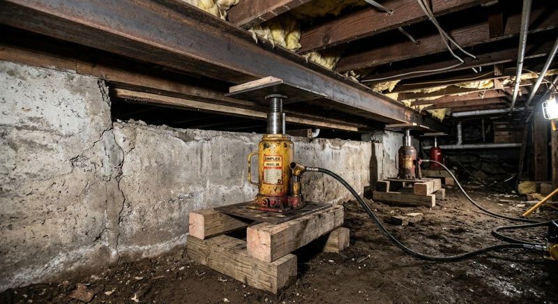 Foundation Jacking in Meigs County, TN