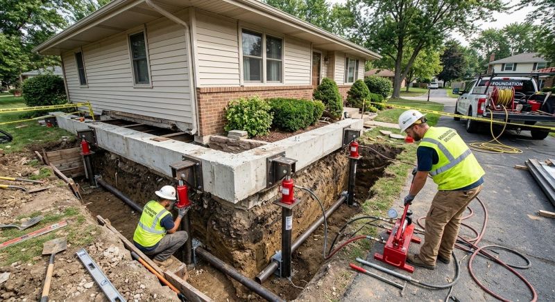 Foundation Jacking in Sequatchie County, TN