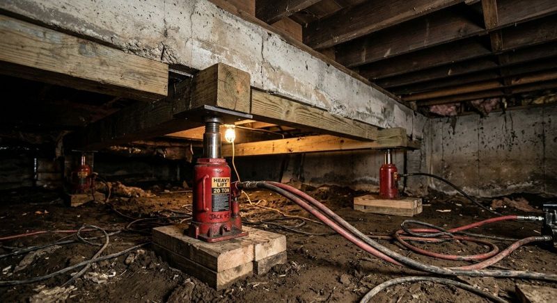 Foundation Jacking in Sequatchie County, TN