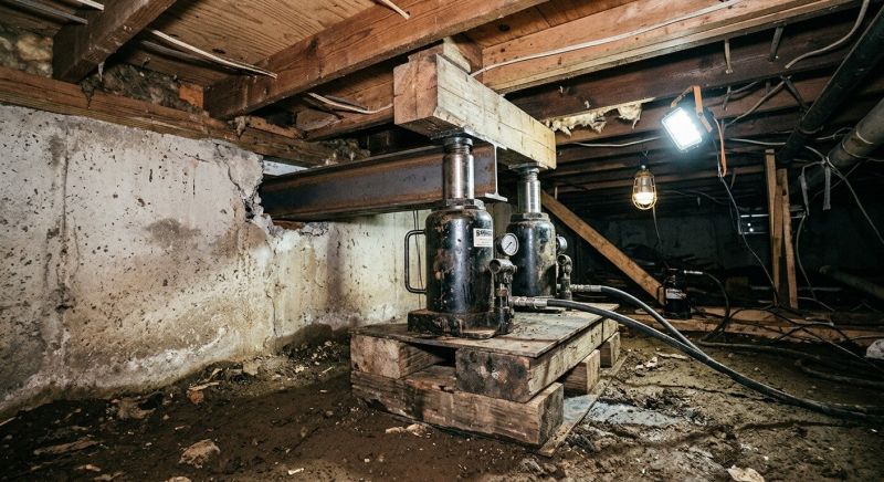 Foundation Jacking in Whitwell, TN