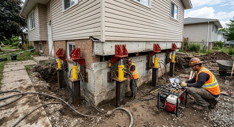 Foundation Lifting in Harrison, TN