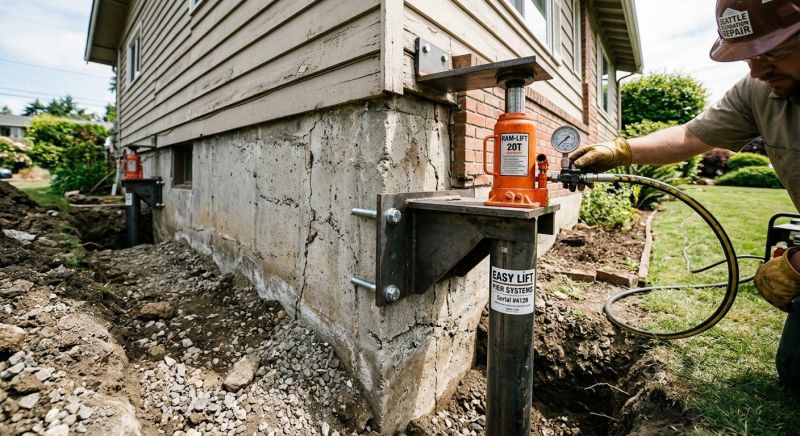 Foundation Lifting in Hixson, TN