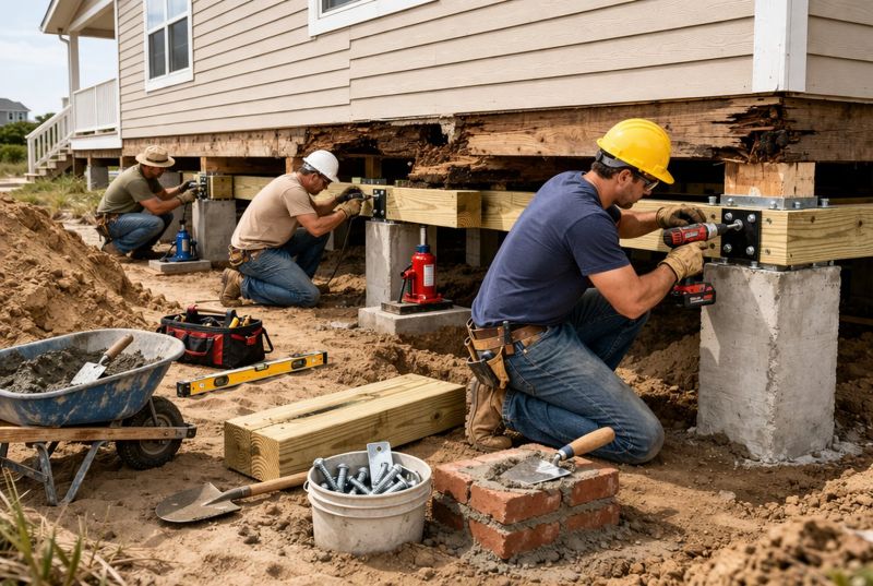 Foundation Raising in Sequatchie County, TN