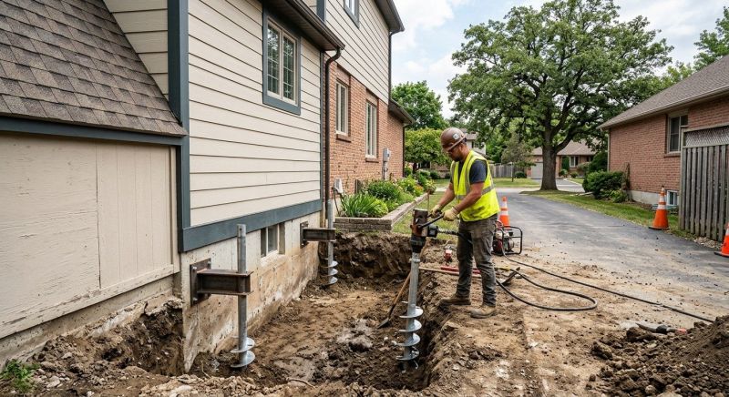 Helical Piers Installation in Soddy Daisy, TN