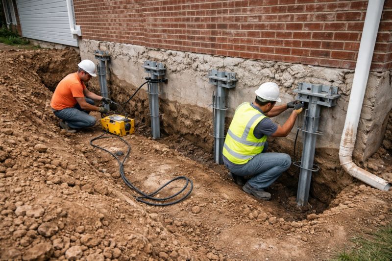 Helical Piers Installation in Soddy Daisy, TN