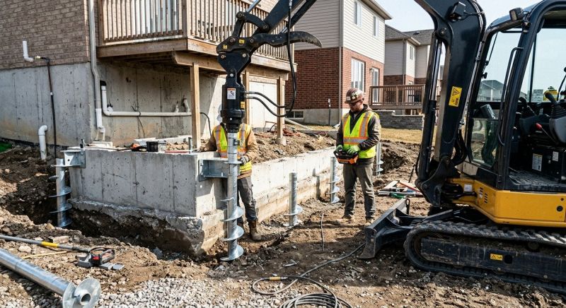 Helical Piers Installation in Soddy Daisy, TN