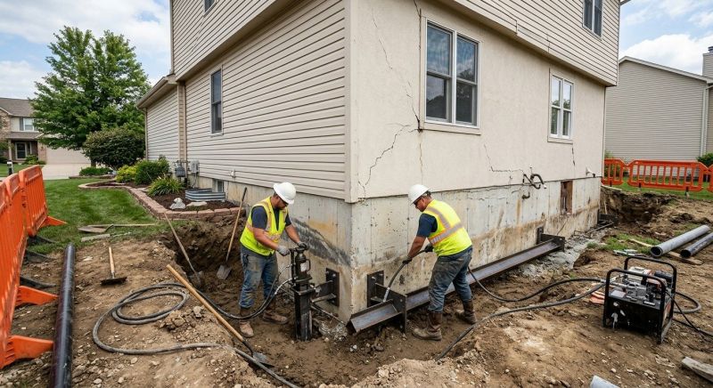 Sinking Foundation Repair in Cleveland, TN