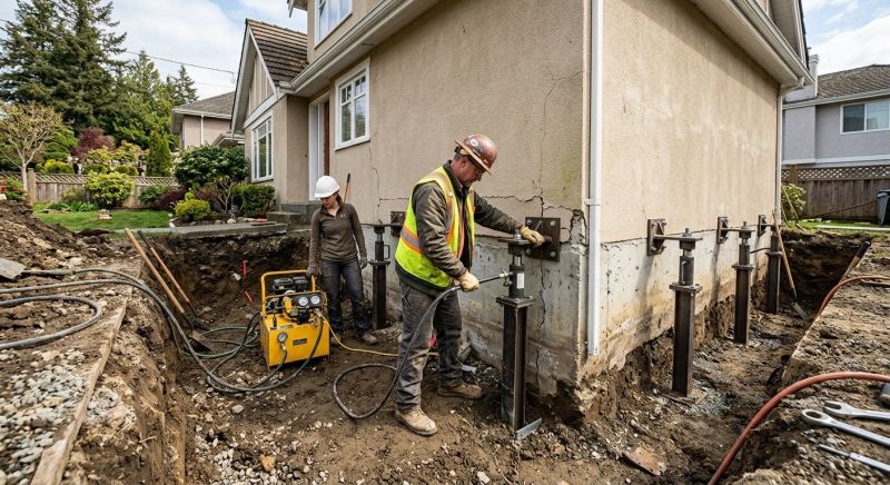 Sinking Foundation Repair in Cleveland, TN