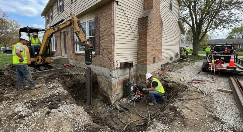 Sinking Foundation Repair in Dunlap, TN