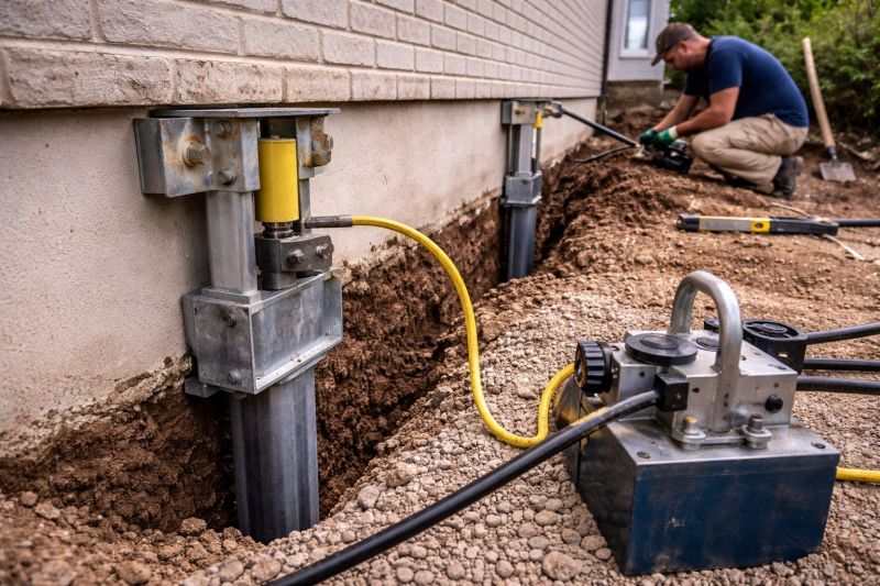 Sinking Foundation Repair in Ringgold, GA