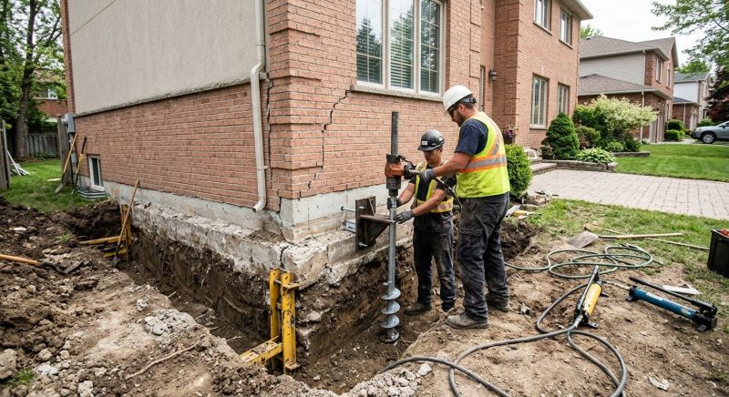 Sinking Foundation Repair in Sequatchie County, TN